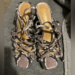 Sam Edelman Snakeskin Heels